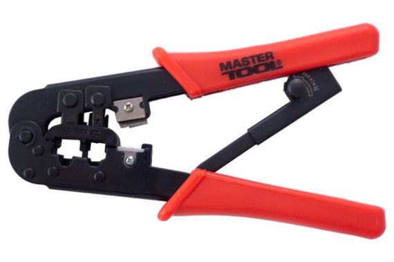 Клещи для опрессовки штекеров Mastertool - 190 мм RJ11, RJ12, RJ45 (75-2243) | Зображення 1