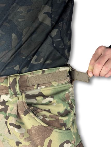 Тактичні штани Soft Shell з наколінниками "Піхота", Мультикам | Розмір: 58/5 | Зображення 6