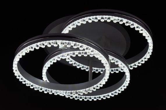 Люстра світлодіодна стельова LED світильник для квартири на стелю лед 26324 Білий 16х43х43 см. | Зображення 2
