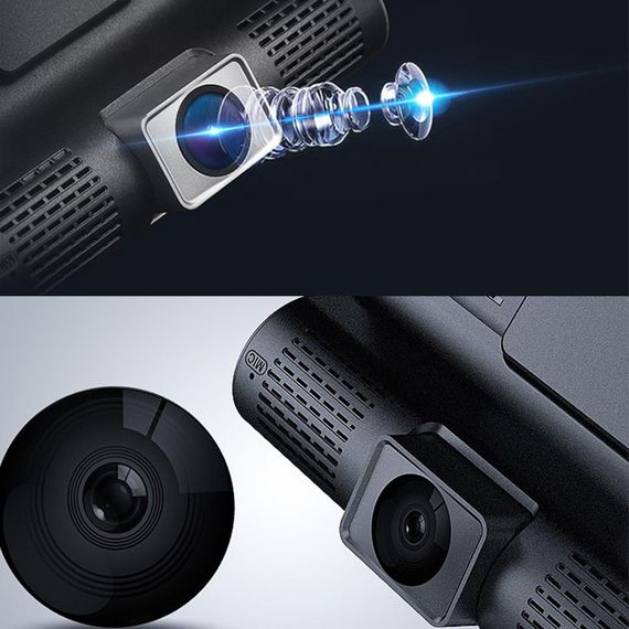 Автомобільний відеореєстратор на 3 камери 1080P, SD319/z233D / Автореєстратор із камерою заднього виду | Зображення 5