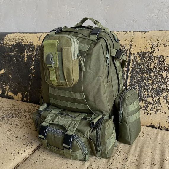 Тактическая сумка - подсумок для телефона, система MOLLE органайзер тактический из кордуры. Цвет: хаки PN-98 | Зображення 8