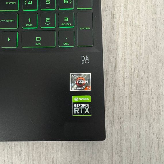 Игровой ноутбук Б-класс HP Pavilion Gaming 15-ec2000ua / 15.6" (1920x1080) IPS / AMD Ryzen 5 5600H (6 (12) ядер по 3.3 - 4.2 GHz) / 8 GB DDR4 / 512 GB SSD / nVidia GeForce RTX 3050 Ti, 4 GB GDDR6, 128-bit / WebCam б/у | Зображення 3