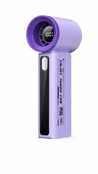 Портативный ручной вентилятор T-08 с аккумулятором и USB зарядкой | Зображення 2