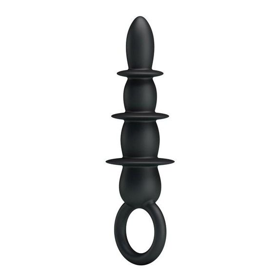 Анальний стимулятор BLACK PRETTY LOVE BI-014539 Sex Aura | Зображення 1