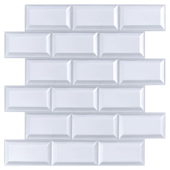 Декоративна ПВХ плитка на самоклейці 300х300х5мм Цегла, ціна за 1 шт. (СПП-501) SW-00000665