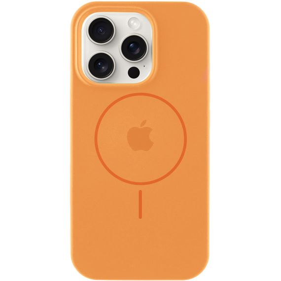 Чохол Silicone Case Full Protective (AA) with MagSafe для Apple iPhone 13 Pro (6.1") Помаранчевий / Papaya