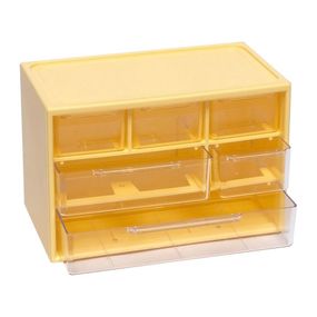 Органайзер настольный WXS-4 на 6 отделений Yellow
