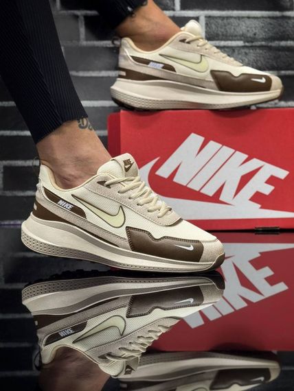 Кросівки Nike весна-літо колір бежевий/коричневий | Зображення 1