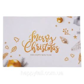 Килимок для сервірування столу Merry Christmas and Happy New Year 45*30 см HP-36327-3