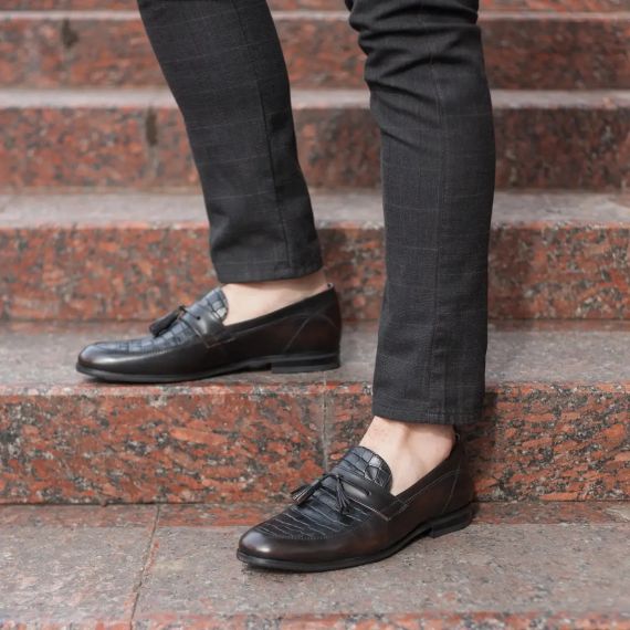 Коричневые лоферы VadRus 45 размер | Зображення 3