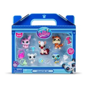 Игровой набор "Зимние приключения" Littlest Pet Shop 00573 аксессуары и 5 фигурок
