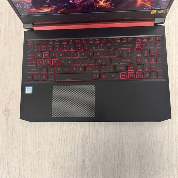 Игровой ноутбук Б-класс Acer Nitro 5 AN515-54 / 15.6" (1920x1080) IPS / Intel Core i7-9750H (6 (12) ядра по 2.6 - 4.5 GHz) / 16 GB DDR4 / 512 GB SSD / nVidia GeForce RTX 2060, 6 GB GDDR6, 192-bit / WebCam б/у | Зображення 2