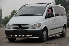 Губа нижняя Shark ST015 (нерж) 2004-2010 для Mercedes Vito W639
