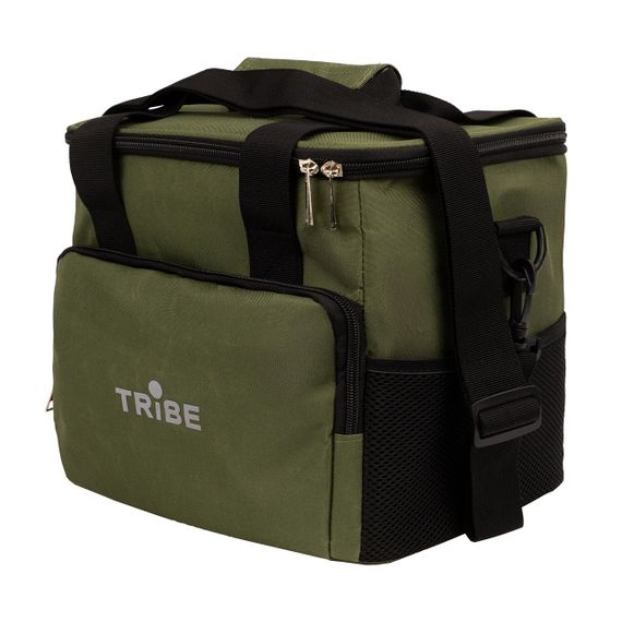Термосумка Tribe Cooler 10 л, сумка-холодильник трайб туристична для риболовлі, походу, пікніка, зелена, зберігає холод | Зображення 1