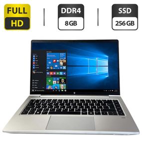 Ультрабук HP EliteBook 645 G9 / 14" (1920x1080) IPS / AMD Ryzen 5 Pro 5675U (6 (12) ядер по 2.3 - 4.3 GHz) / 8 GB DDR4 / 256 GB SSD / AMD Radeon RX Vega 7 / WebCam б/в