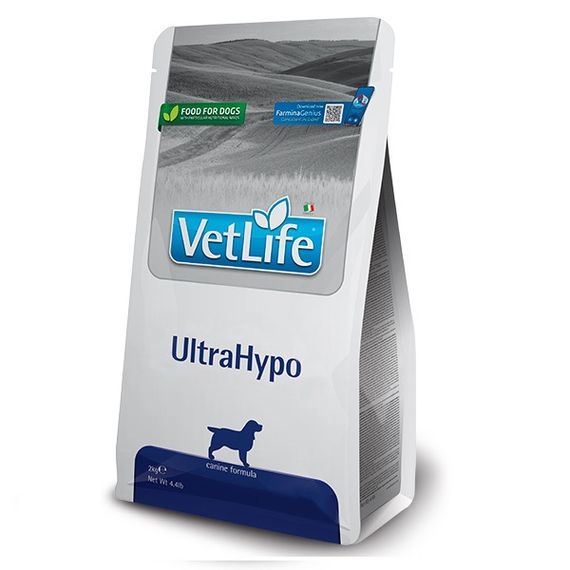 Сухий корм для собак з харчовою алергією Farmina Vet Life Dog Ultrahypo, 2 кг