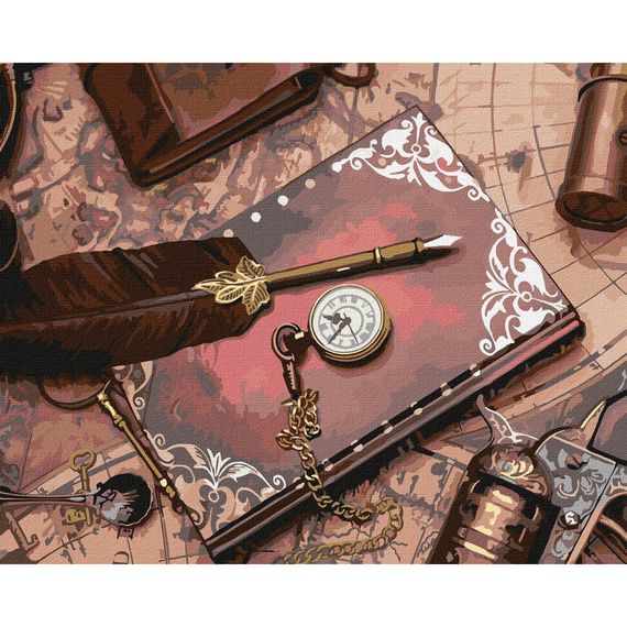 Картина по номерам "В поиске приключений" KHO5637 40х50 см