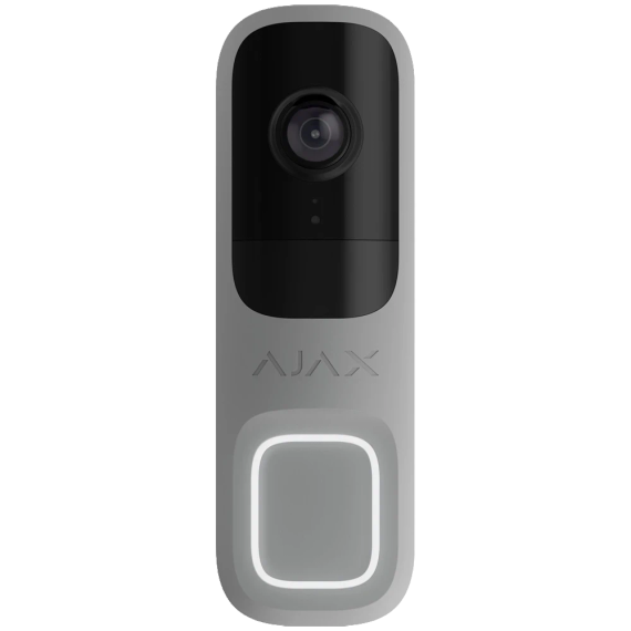 Ajax Doorbell Grey RAL 7004 Відеодзвінок - Викличні панелі