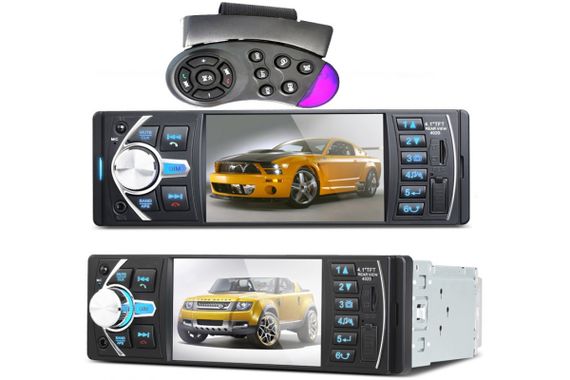 Автомобильная магнитола PI 4023 BT с пультом на руль и большим экраном