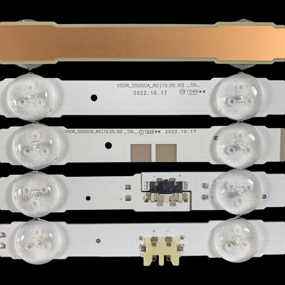 LED підсвітка Samsung TV 55" inch 1137mm 14-led V5DR_550SCA_R0 + V5DR_550SCB_R0 BN96-38482A 2шт. | Зображення 2