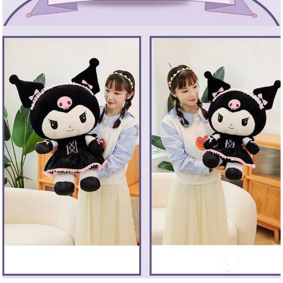 М'яка лялька іграшка Аніме Куромі, плюшева іграшка аніме, іграшка для дівчаток Куромі, 37 см | Зображення 8