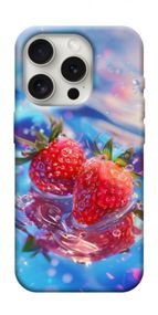 Чохол з картинкою Red Strawberry для Apple iPhone 16 Pro (6.3")