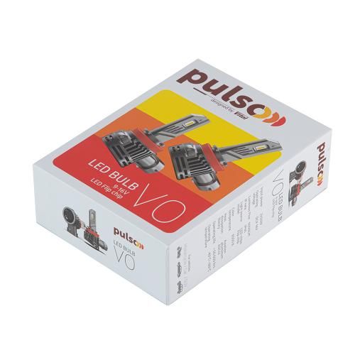 Лампи PULSO VO-H8-H9-H11-H16/LED-chips Flip chip/9-16V/2*50W/6000Lm/6500K | Зображення 5