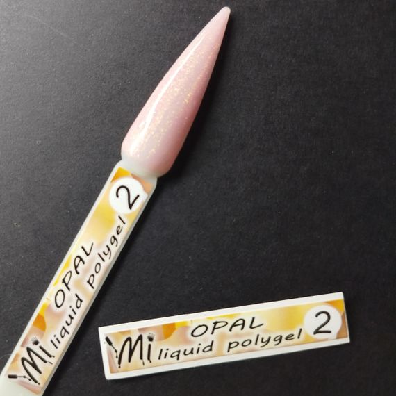Наліпка на тіпсу (палітру) для рідкого полігелю Mi Opal №02 (9 x 55 мм)