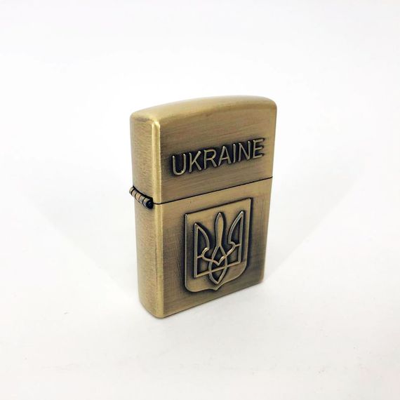 Запальнички у подарункових коробках герб України 4410 | Запальничка у подарунок | Запальничка KX-165 для куріння | Зображення 3