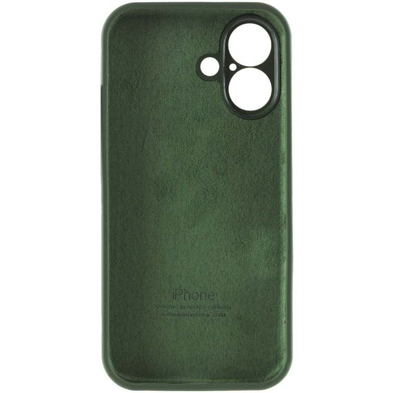 Чохол Silicone Case Full Camera Protective (AA) для Apple iPhone 16 Plus (6.7") Зелений / Cyprus Green | Зображення 5