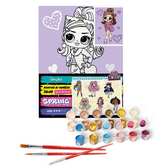 Картина за номерами "L.O.L. Surprise! Tweens Fancy Gurl" KHO6284, 30х40 см | Зображення 1