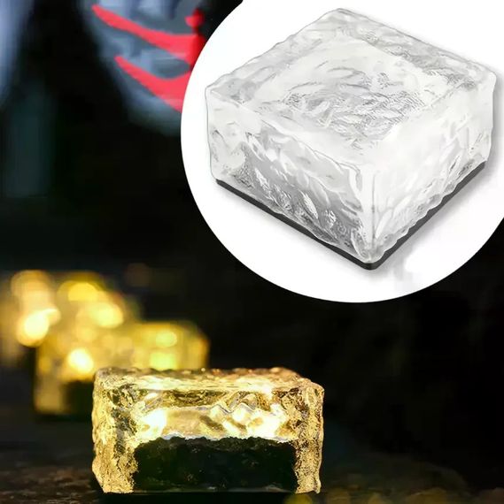 Садовый светильник Ice Cube теплый белый 10×6×10 см | Зображення 2