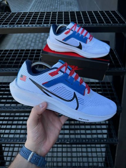 Кросівки Nike Zoom Pegasus 40 USA (White & blue)