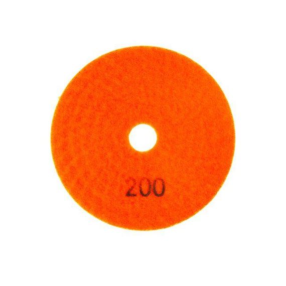 Коло алмазне шліфувальне гнучкий на липучці 100 мм P200. INTERTOOL BT-0911