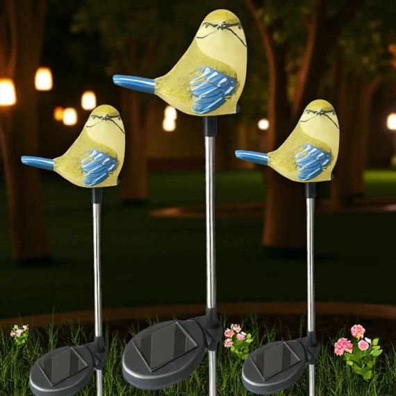 Садовий світильник на сонячній батареї 1шт, Птах / Декоративний ліхтар / Вуличний світильник на акумуляторі | Зображення 8