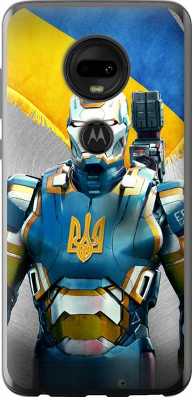 Чехол на Motorola Moto G7 Украинский киборг "980u-1614-17620"