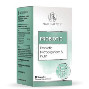 Диетическая добавка NATURALNEST «Пробиотики с инулином» 10 капсул