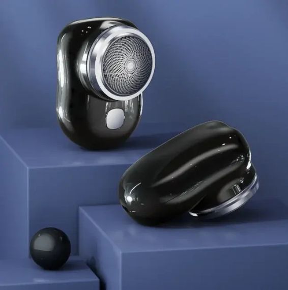 Акумуляторна міні бритва Ckeyin 10P електробритва бездротова роторна, для чоловіків, дорожня | Зображення 3