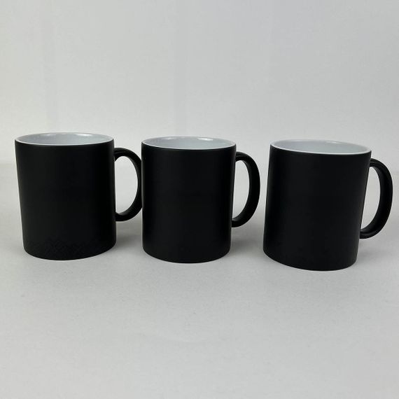 Чашка-хамелеон SoundSleep Код Незламної Нації термочутлива з червоним орнаментом 330 мл біла (94204209) | Зображення 4