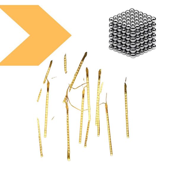 Іграшка магнітна Neo Cube Silver 216 кульок сріблястий XPRO (44139-_218) | Зображення 2