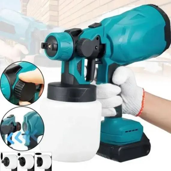 Акумуляторний фарбопульт 2 акумулятора JK-SG1 | Зображення 1