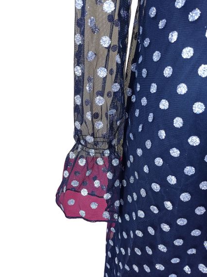 Сукня з сіткою зверху М&M чорний (213867) | Зображення 3