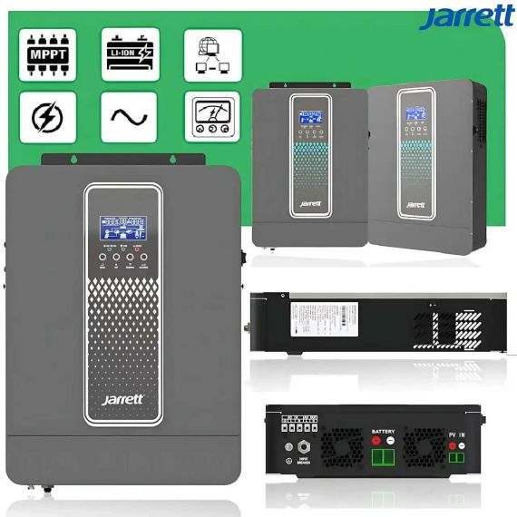 Гібридний інвертор Jarrett JARP-3.2KVA ЧИСТИЙ, 3000 W, 24 V, 1 фаза | Зображення 2