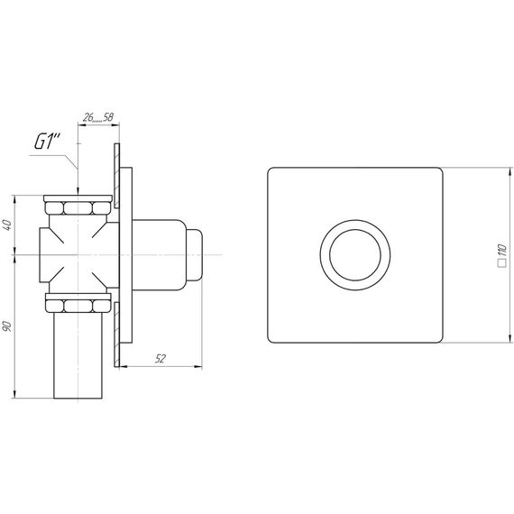 Кран-дозатор для унітазу Tremolada ТREMO-471А | Зображення 1
