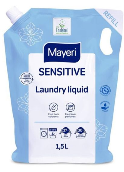 Гель для стирки универсальный Mayeri Sensitive 1,5л (37 стирок)