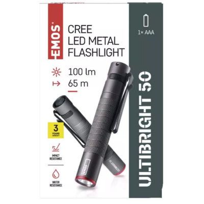 Фонарь EMOS P3150 100Lm 1AAA Metal (P3150) | Зображення 4