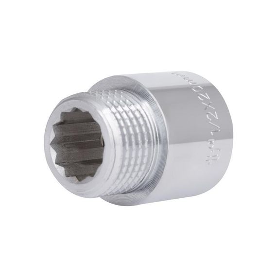 Подовжувач хромований Thermo Alliance Forte 1/2"ВН, L = 20 мм TAF1301520