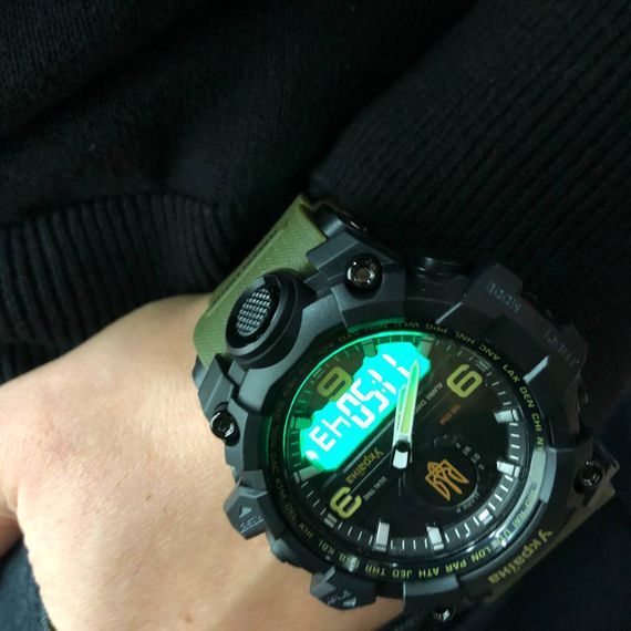 Спортивні наручні годинники, Чоловічі круглі спортивні годинники Зручні для занять спортом AC-84 | Зображення 6