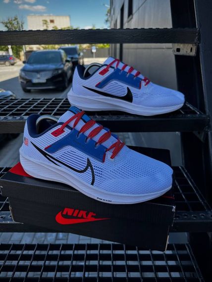 Кросівки Nike Zoom Pegasus 40 USA (White & blue) | Зображення 7