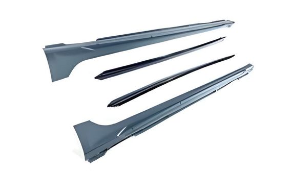 Боковые Пороги RS-Style для Ауди A6 C8 2018- гг